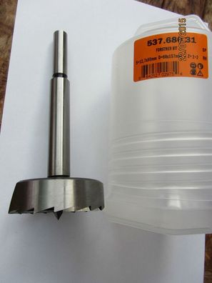 Forstnerbohrer/ Zylinderkopfbohrer SP-Stahl D=68 mm L=157 mm Schaft 12,7 mm CMT