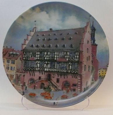 Hanau Goldschmiedehaus 1537 AK Kaiser Porzellan Wandteller Sammelteller Zierteller