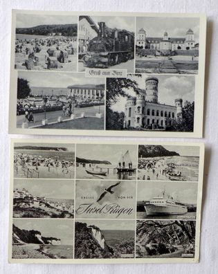 2 AK Binz Insel Rügen DDR