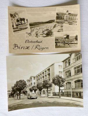 2 AK Binz Ferienheim Stahl - und Walzwerk Riesa Insel Rügen DDR