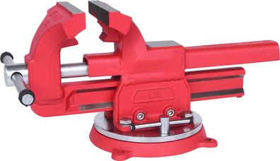 KS TOOLS Parallel-Schraubstock mit Drehteller, 120 mm