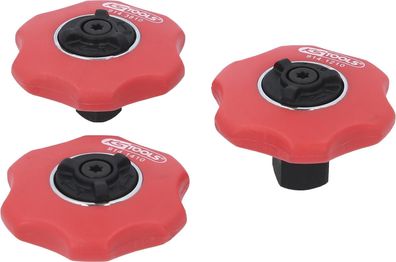 KS TOOLS Mini-Hand-Umschaltknarren-Satz, 3-tlg,1/4" + 3/8" + 1/2"