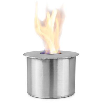 Moritz 1 Liter - Ø15 cm x 9 cm Edelstahl Bio Ethanol Brenner Brennbox Brennkammer