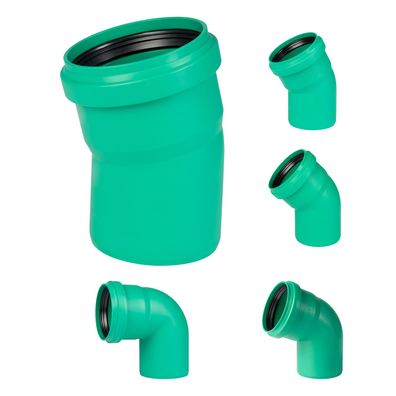 KGB Bogen PP-MD grün DN/OD110 DIN EN 14758