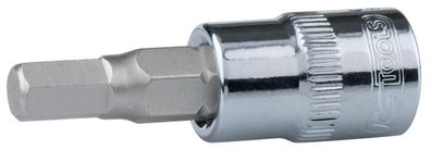 KS TOOLS 3/8" CHROMEplus Bit-Stecknuss Innensechskant, 3/8"