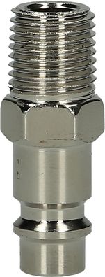 KS TOOLS Metall-Stecknippel, 1/4"AG, Europa