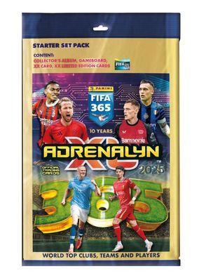 FIFA 365 2024/2025 TC 10 Jahre Adrenalyn XL Starter Sammelkarten Fussball