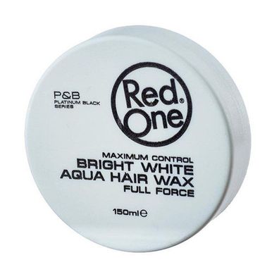 RED ONE Aqua Hair Gel Wax Full Force Haarwachs Bright White 150ml