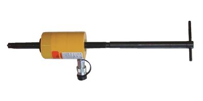 KS TOOLS Hohlkolben-Hydraulik-Zylinder mit Spindel, 30 t