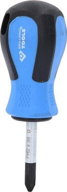 Brilliant Tools Schraubendreher, PH Phillips, PH2 x 38 mm, kurze Form