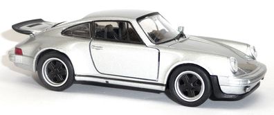Porsche 911 Turbo G-Serie silber Sammlermodell ca. 11,5cm
