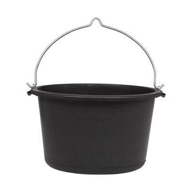 Mörtelkübel PE schwarz 40 l classic mit Bügel