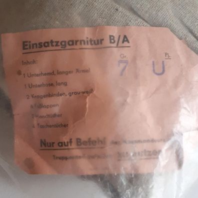 DDR NVA Einsatzgarnitur Größe 7 in OVP
