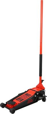 performance Hydraulischer Stahl-Wagenheber, 2500 kg, flach, Hubhöhe: 75-510 mm