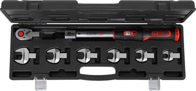 KS TOOLS 14x18mm Infinitool Einsteck-Drehmomentschlüssel-Satz 20-100Nm, 8-tlg