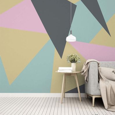 Vlies Fototapete Wandtapete Wandbilder Abstrakte Geometrische 4453