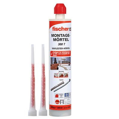 20x fischer Montagemörtel 300 T 300ml + 40 Statikmischer