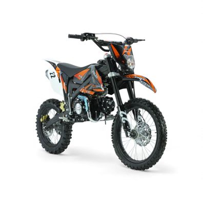 Dirt Bike Cross Bike Motor bike 125cc Modell 612 E+K 17" 14"(Elektr./Kickst) Far