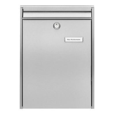 BURG Wächter Briefkasten BERLIN 3777 Ni Farbe Edelstahl