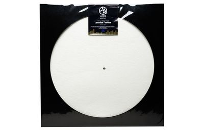Various: Schallplatten-Matte Slipmat (Leder weiß) - - (Vinyl
