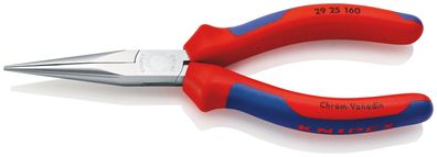 KNIPEX 29 25 160 Telefonzange mit Mehrkomponenten-Hüllen verchromt 160 mm