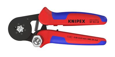 97 53 14 Selbsteinstellende Crimpzange für Aderendhülsen mit Seiteneinführung mit Me