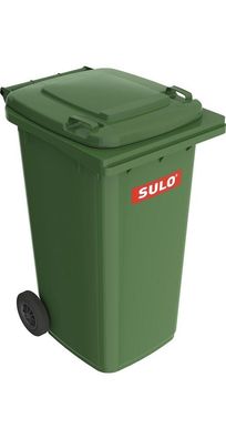 SULO Müllgroßbehälter 240 l HDPE grün fahrbar, nach EN 840