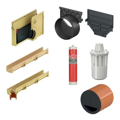 ACO Self ® Entwässerung Baukasten ohne Rost