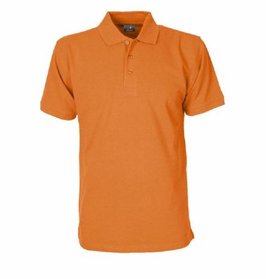 Polo Poloshirt JT´s S-XXL orange Kurzarm Shirt T-Shirt 100 % Baumwoll-Piqué