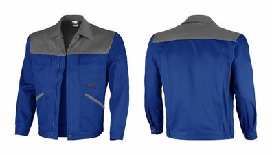 Bundjacke Arbeitsjacke 42-68 blau kornblau grau Berufsjacke Jacke Montagejacke