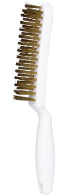 KS TOOLS Messingdraht-Handdrahtbürste 3-reihig, 285mm