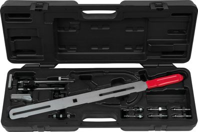 KS TOOLS Zweimassenschwungrad Prüfwerkzeug ohne Winkelgradscheibe und Messuhr, 15-tl