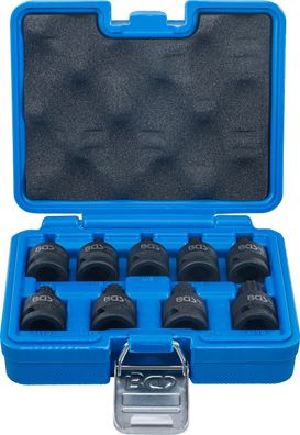 Kraft-Bit-Einsatz-Satz | Antrieb Innenvierkant 12,5 mm (1/2") | Innenvielzahn (für X