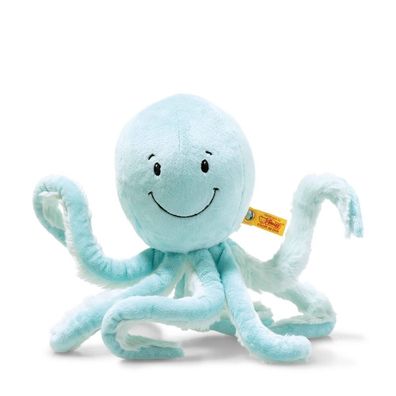 STEIFF 063770 Ockto Oktopus 27cm blau Soft Cuddly Friends Baby