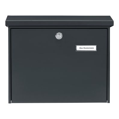 BURG Wächter Briefkasten Amsterdam 867 ANT Farbe anthrazit