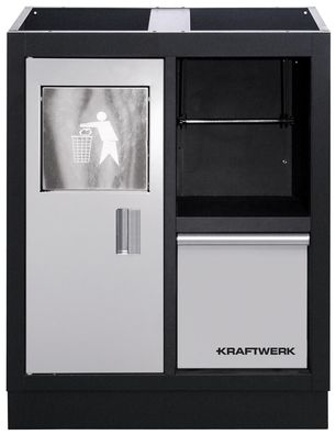 Kraftwerk Mobilio Unterschrank mit Abfalleimer und Papierhalter