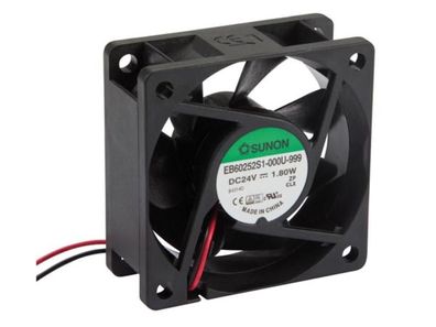 Sunon LÜFTER 24VDC Gleitlager 60 x 60 x 25mm