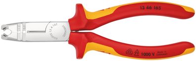 13 46 165 Abmantelungszange isoliert mit Mehrkomponenten-Hüllen, VDE-geprüft verchro