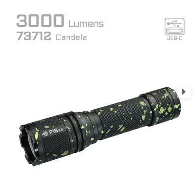 AceBeam P16 2.0 Taktische Lampe mit 3.000 Lumen und 543 Metern