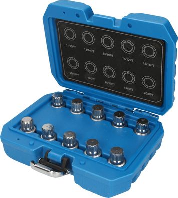 Brilliant Tools Felgenschloss-Sortiment für BMW, 10-tlg