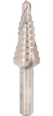 KS TOOLS HSS Stufenbohrer extra kurz, 4-12mm, 9 Stufen