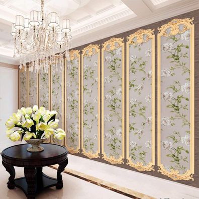 Vlies Fototapete Wandtapete Wandbilder Stil mit Aufwendigem Rosen 4467