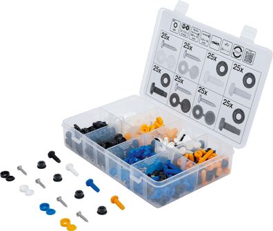 BGS Do It Yourself Schrauben-, Muttern- und Abdeckkappen-Sortiment | 400-tlg