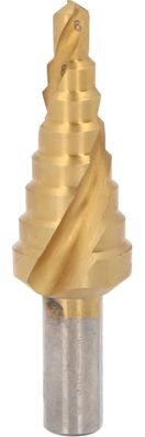 KS TOOLS HSS-TiN Stufenbohrer, 6-20mm, 8 Stufen