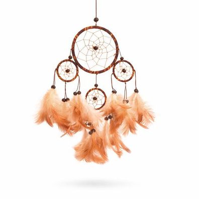 Dreamcatcher batik - Traumfänger Ø 9 cm & 3 x klein