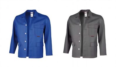 Schweißerjacke Gr.42-64 grau blau Schweißjacke Jacke Schweißer Arbeitsjacke NEU