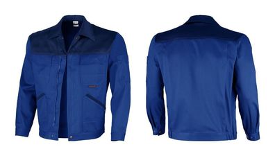 Bundjacke Arbeitsjacke 42-68 blau kornblau Berufsjacke Jacke Montagejacke NEU