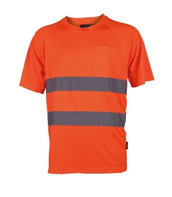 Warnschutz T-Shirt orange S - XXXL Warn Polo Shirt Warnshirt Hemd warnorange