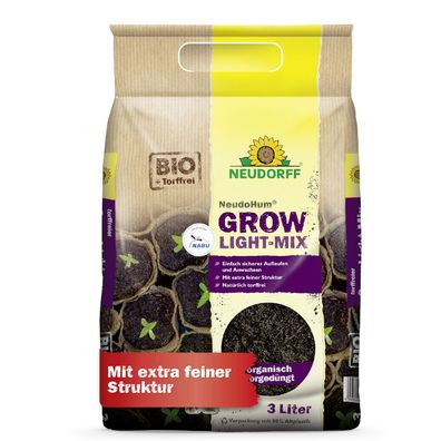 Neudorff NeudoHum Grow Light-Mix - 3 Liter
