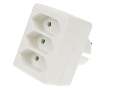 Perel 3-FACH-STECKDOSEN-VERTEILER - FÜR EURO-STECKER